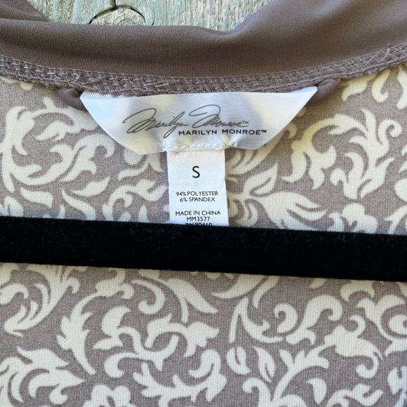 Women’s Vintage Marilyn Monroe Night Dress And Robe Set Size Small Mauve & White - Picture 4 of 12